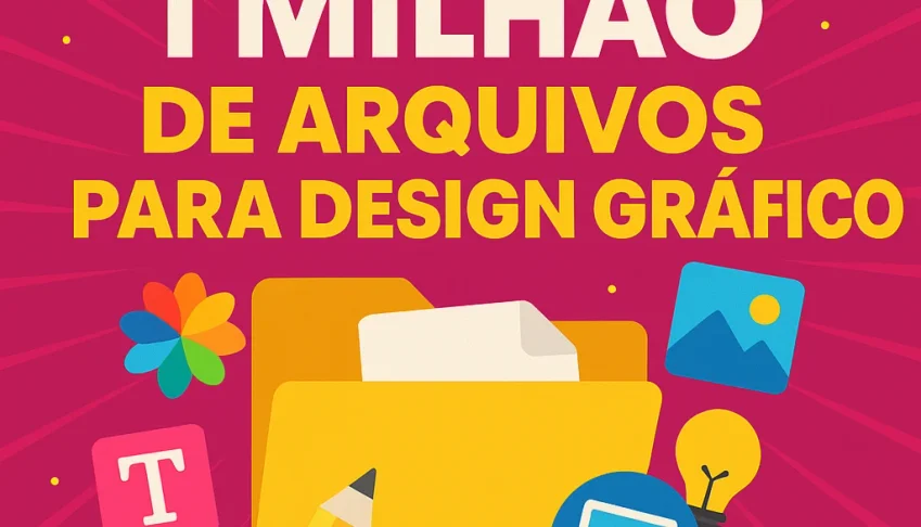 Pack De 1 Milhão De Arquivos Para Desing Gráfico