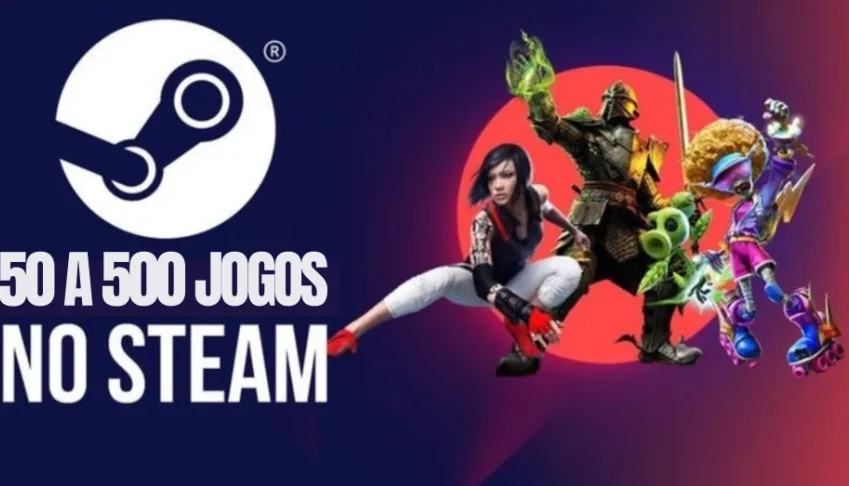 Steam 50 a 500 Jogos