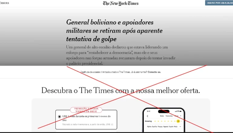 Jornal WSJ e The New York Times - Leia com essa extensão