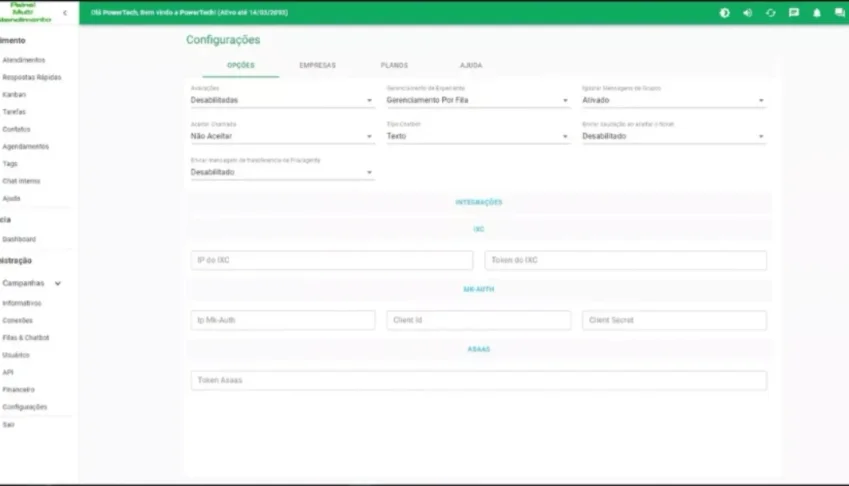 Script Whaticket Chatbot + Empresas | (saas) BAILYES 6.5.0