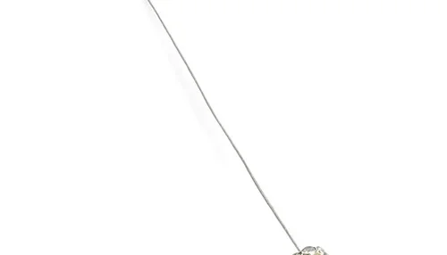 Haste de Pérola Creme com Strass 20 cm - Caixa com 24