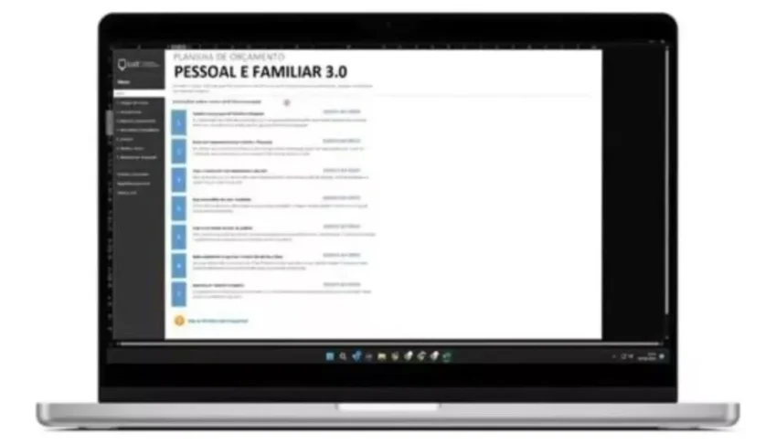 Planilha De Orçamento Pessoal E Familiar