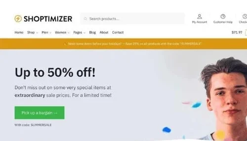 Shoptimizer WP – O melhor e mais rápido tema WooCommerce