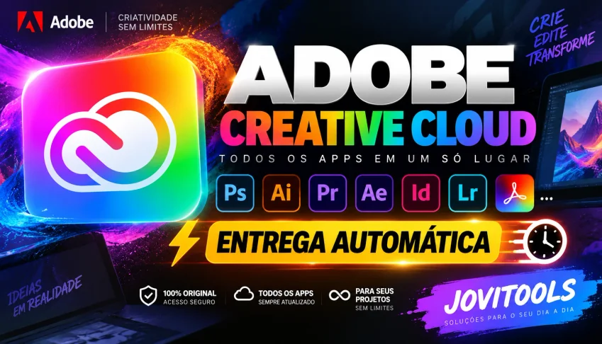 Adobe Creative Cloud | 30 Dias | Todos Os Apps