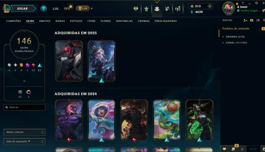 146 Skins Gold 2 Saindo Rapido Brecinho Gogogogo