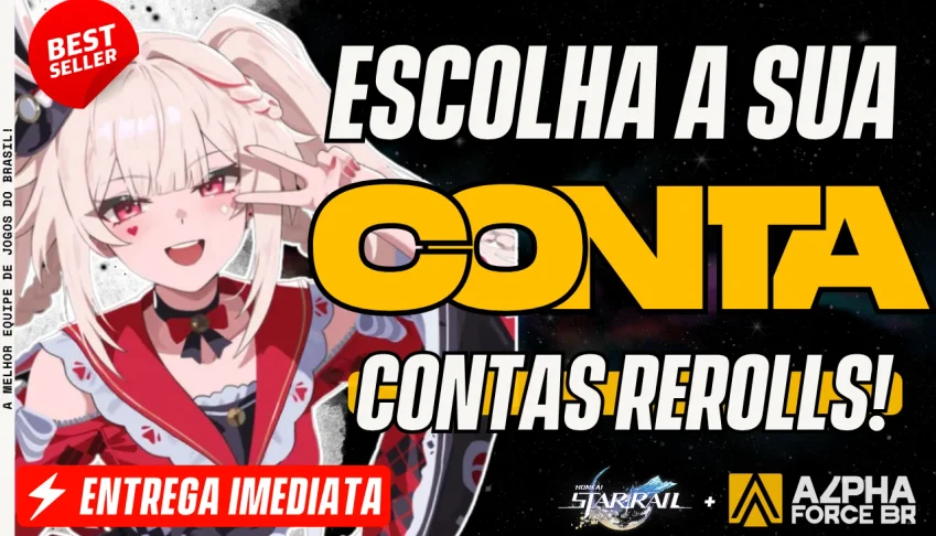 ✨ CONTAS 5⭐️ Honkai: Star Rail — BANNER 50/50 INTACTO ✨