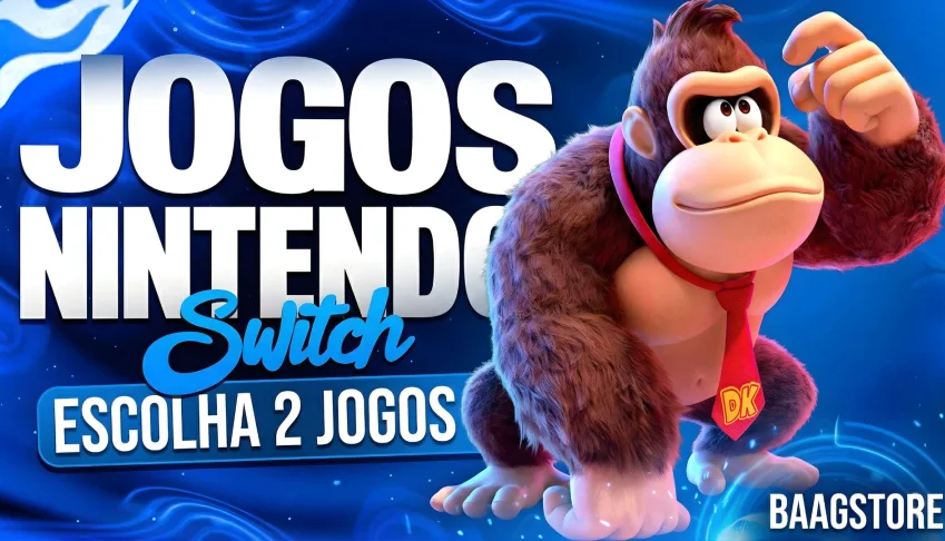 2 Jogos Nintendo Switch Da Sua Escolha (Conta)