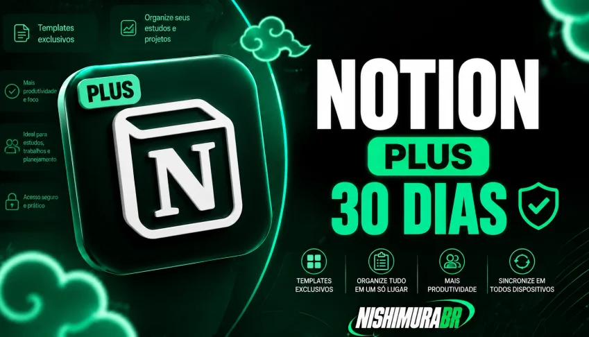 🔥 Notion Plus 30 Dias | Conta Privada | Envio Imediato ⚡