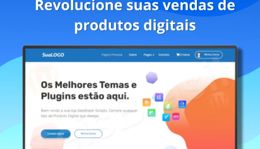 Script para Loja de Produtos Digitais Completo WordPress