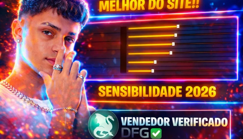 Sensibilidade Free Fire (Vão Te Chamar De Hack!!) 100%Hs‼