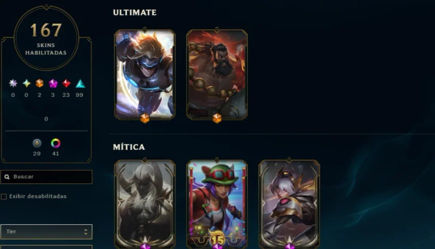 Conta Única League of Legends