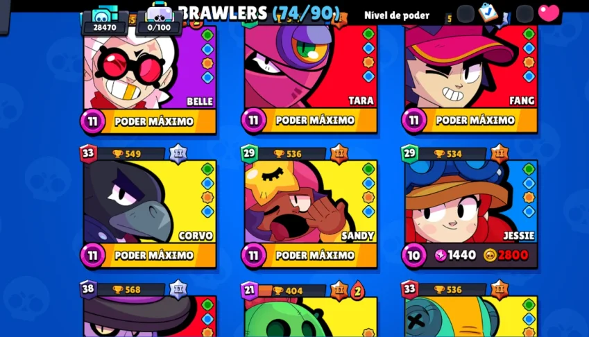 Conta Brawl stars