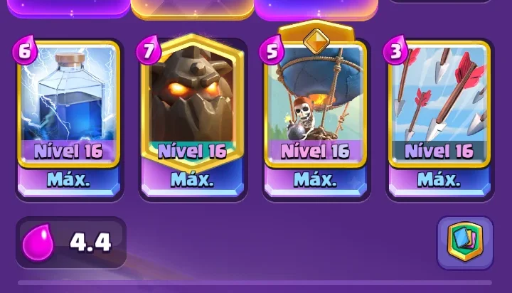 Conta Cr Rei 16 | Deck De Lava Full 16 | Maior Campeão |14K