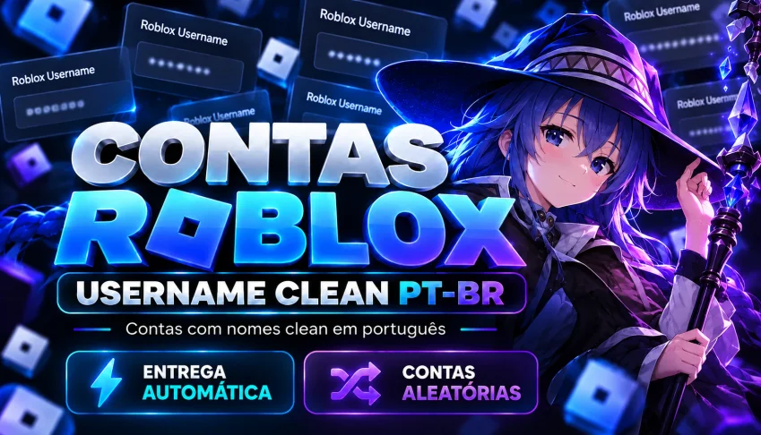 Conta Roblox com Username Clean PT-BR | Entrega Automática