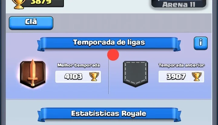 Conta Clash royale nv 11