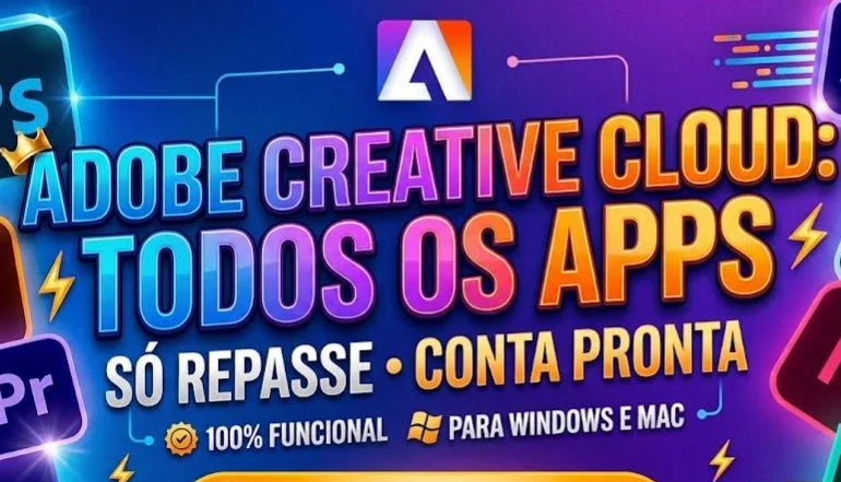 Adobe Creative Cloud 30 Dias + Brinde (Privado no Seu Email)