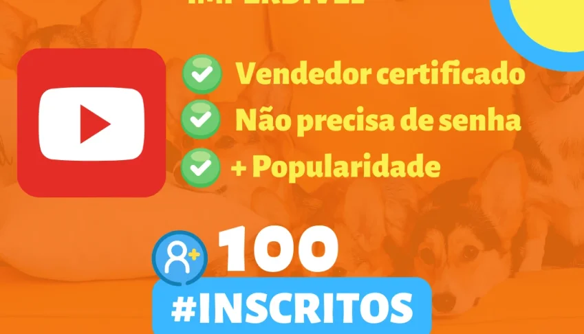 Pack 100 Inscritos No Youtube Promoção !!