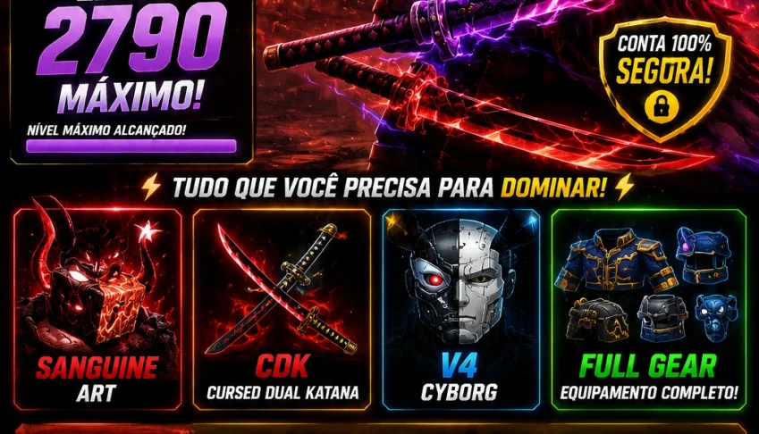(r$68) Lvl 2790-MÁX+Sanguine + CDK + V4 Cyborg FullGear - CO