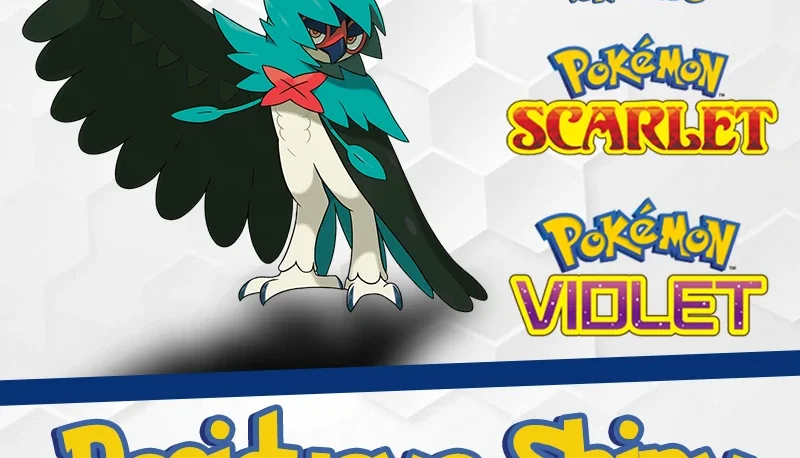 Decidueye ou Rowlet Shiny 6IVs - Pokémon Scarlet Violet