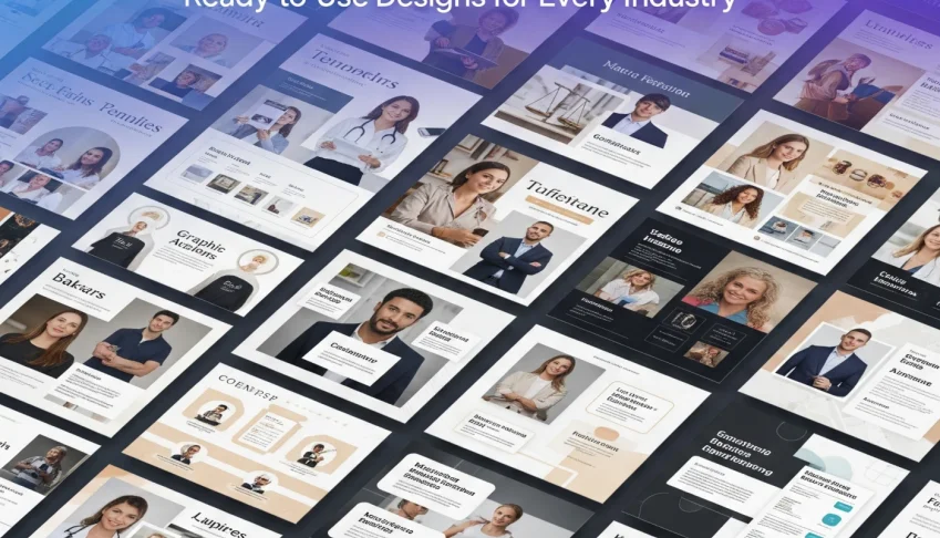 1000 templates de Canvas para Profissões e Negócios