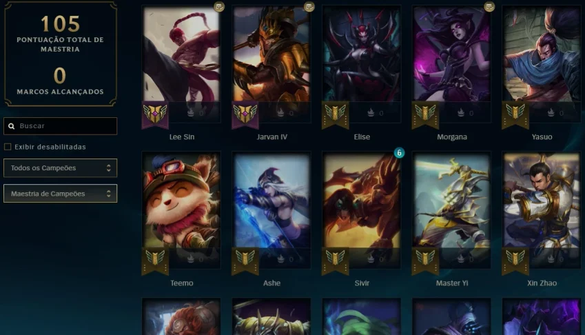 Conta league of legends