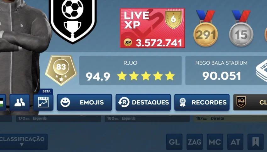Conta Dls Elite - Full Max - Elenco Lendário Maximizado