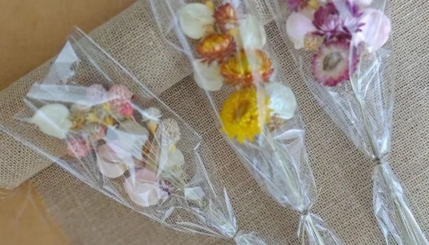 Ramo com Flores Desidratadas