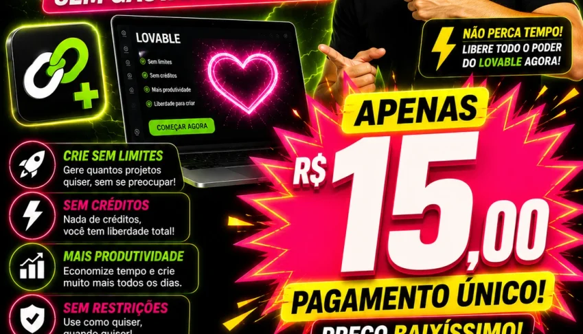 Lovable - Extensão Congela Créditos 30 dias (O MAIS BARATO!)