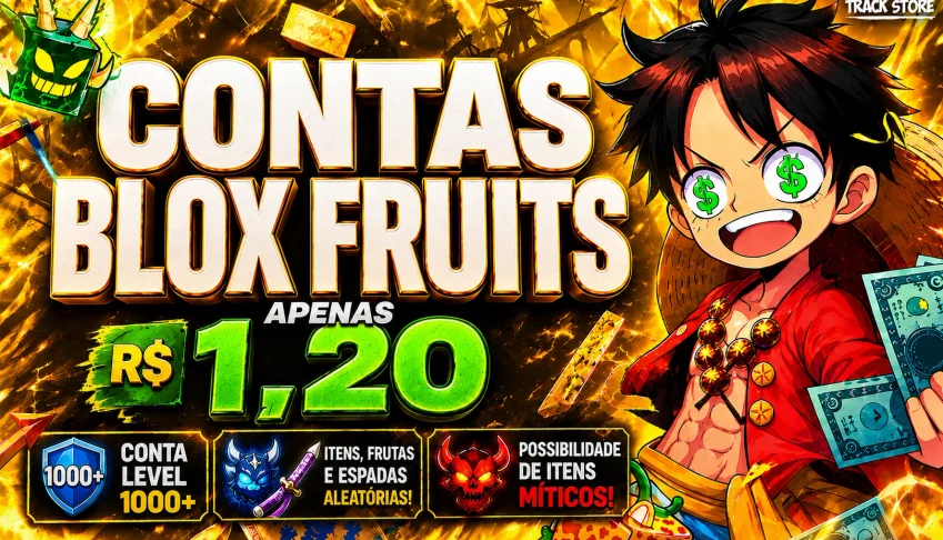 CONTAS BLOX FRUITS - A Mais Barata  [Entrega Automática]