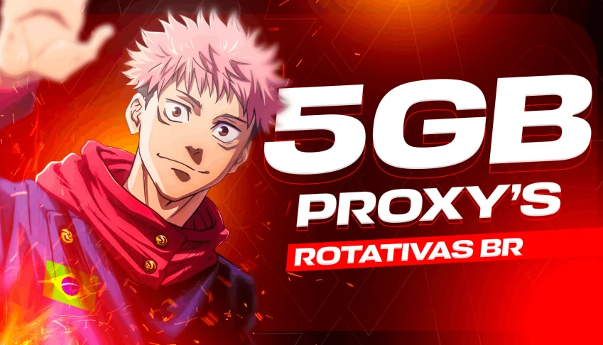 🛜 Proxy Residencial Rotativa BR - 5GB