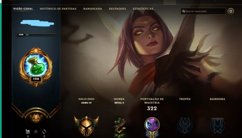 Conta lol quase full champ varias skins