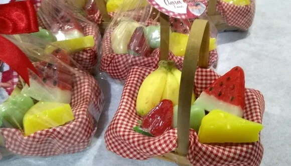 Cesta sabonete Pic Nic