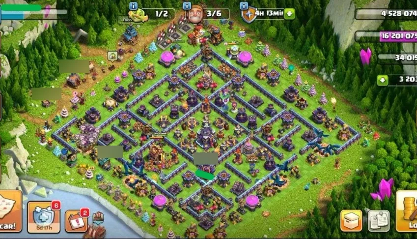Conta Clash Of Clans Cv15