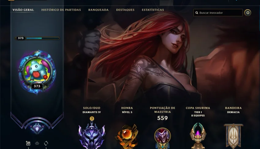 Conta League of Legends s3, Diamante 4 solo duo e Flex