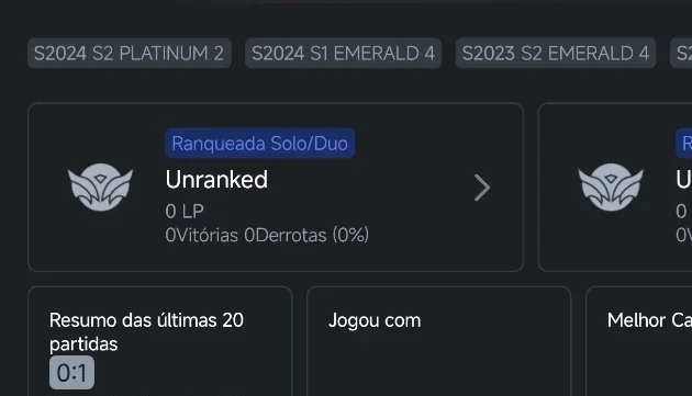 Conta com 5 anos/MMR Platina+/348 Skins/50 Cromas+