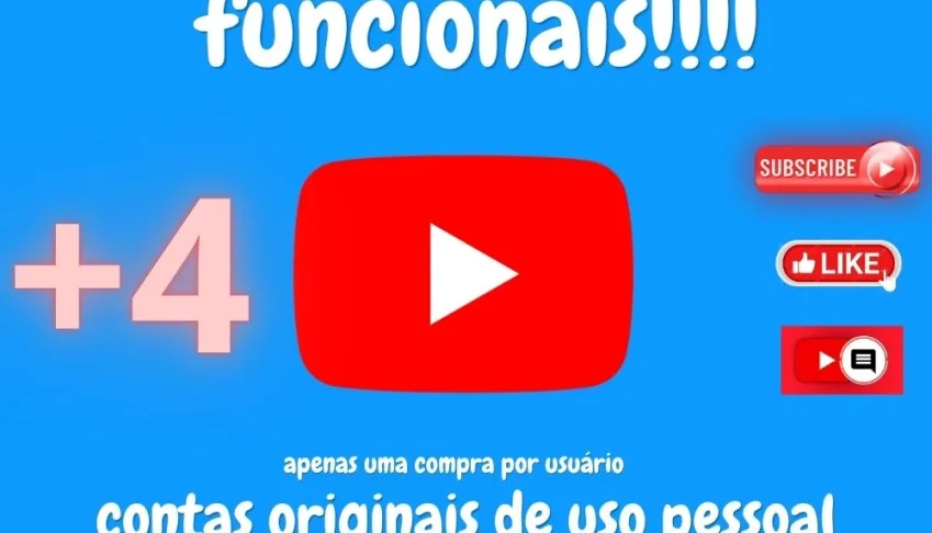 4 inscritos youtube Likes Comentários Views