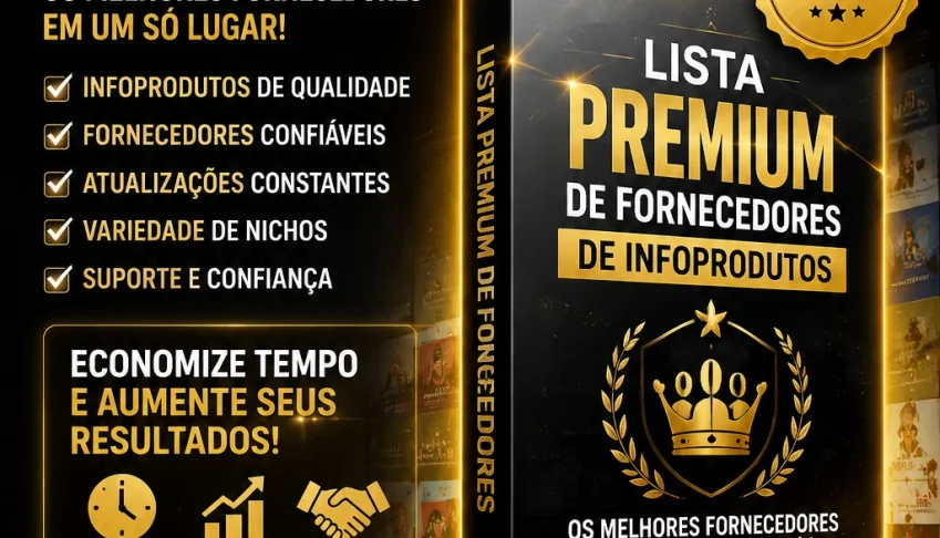 Lista Premium de Fornecedores de Infoprodutos