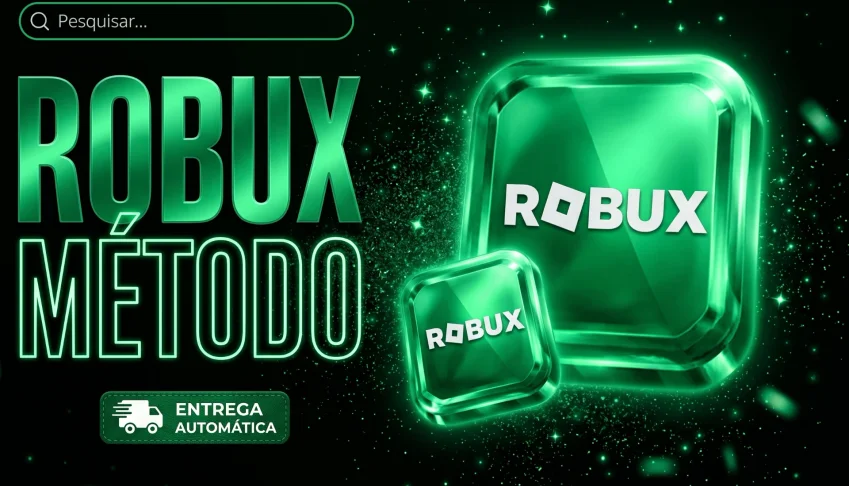 💎 NOVO!!! Método Robux — Fácil, Rápido e Vitalício 💎