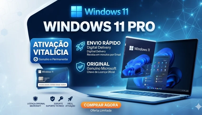 Licenças Windows 11 Pro - Licença Original