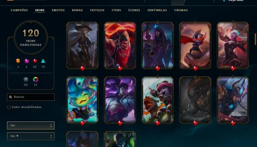 Conta Valorant e League of Legends