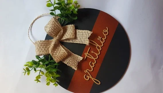 Placa Decorativa Personalizada para Porta