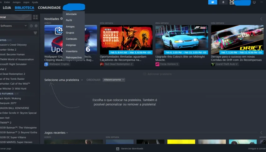 Conta Steam com MUITOS jogos + família steam