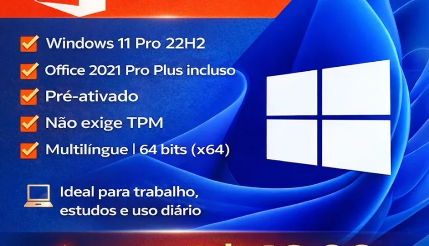 Windows 11 Pro + Office 2021 Completo