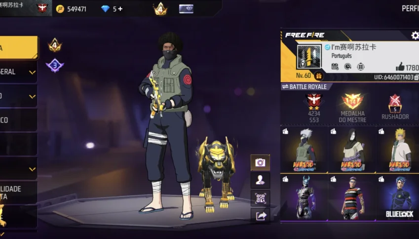 Conta Lvl 60 | prime 4 | quase full Camisas De Time