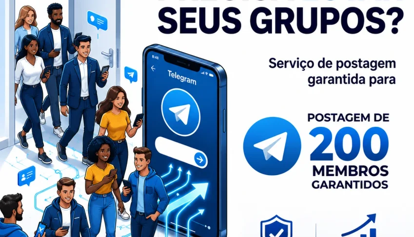 200 Membros Orgânicos Telegram