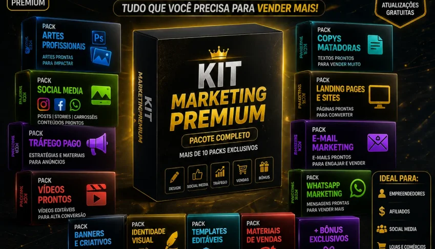 Kit Marketing [ Premium ] Do Momento