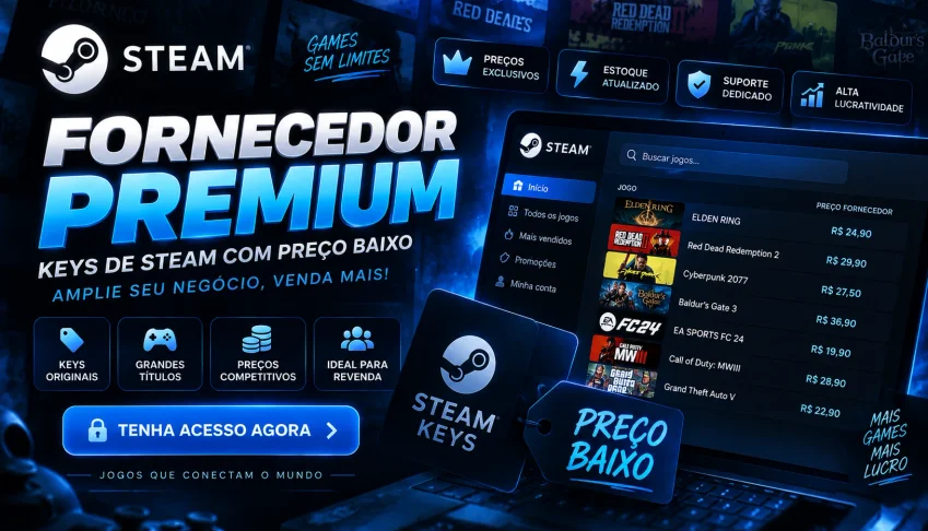 [FORNECEDOR] | Steam Keys Aleatorias desde R$ 0,28!!