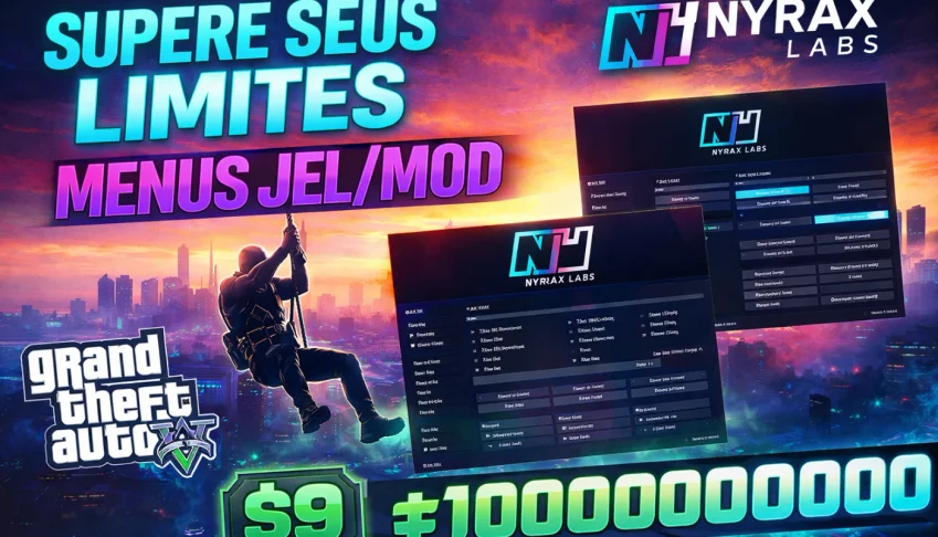 Supere Seus Limites no GTA V com Menus Mod da Nyrax Labs