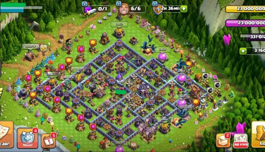 Conta Clash Of Clans Cv15