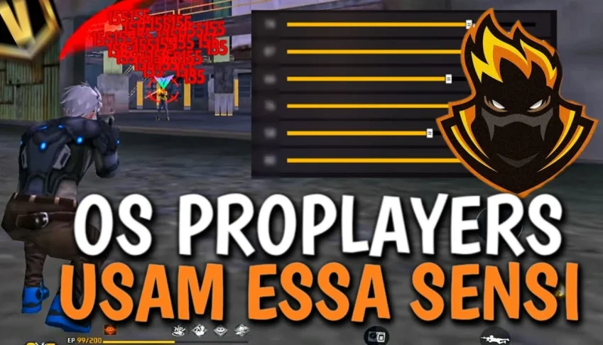 Free Fire Sensibilidade Mobile igual Regedit/Emulador
